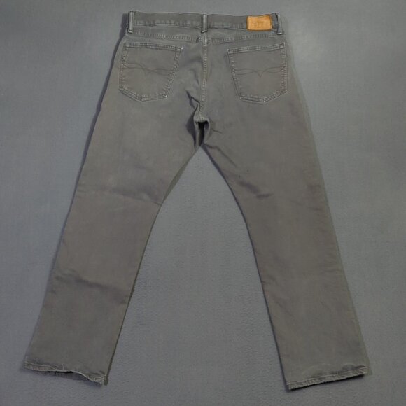 Polo Ralph Lauren Jeans Men's 34x30 Fits 34x28 Gray Hampton Relaxed Straight - Picture 2 of 16